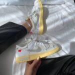 Scarpe da ginnastica NIKE SB Dunk x OFF-WHITE LOT 01: 50 Pelle / Tessile premium