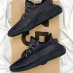 Кросівки 350 Black Full Ref Premium з текстилю та сітки