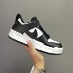 Кеди NIKE SB DUNK DISRUPT Black/White – шкіра та текстиль