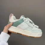 Sneakers NIKE SB Dunk Disrupt White / Mint in pelle e tessuti-stile e comfort