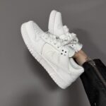 Nike SB Dunk Full White-sneaker in pelle elegante da indossare ogni giorno