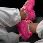 Sportbačiai Jaquemus X Nike humara Pink - Moteriški odiniai ir tinkliniai