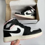 Nike Air Jordan 1 Retro Mid Sneakers-Sneakers aus Leder für Herren