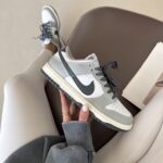 Sneakers Nike SB Dunk dark Grey Swoosh Leder-Komfort und Stil