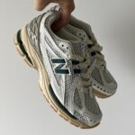 1906r Green / White Sneakers aus Textil und Leder für Sport und das tägliche Tragen