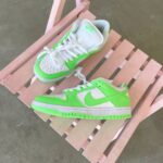 Nike SB Dunk Low Acid Green Sneakers-sportlich stilvolles Leder