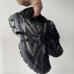 Sneakers 1906a Black aus Leder und Textil