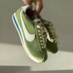 Cortez Vintage Green semišové tenisky pro stylový denní vzhled