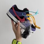 NIKE SB DUNK Purple/Pink / Yellow čības Premium stils un komforts