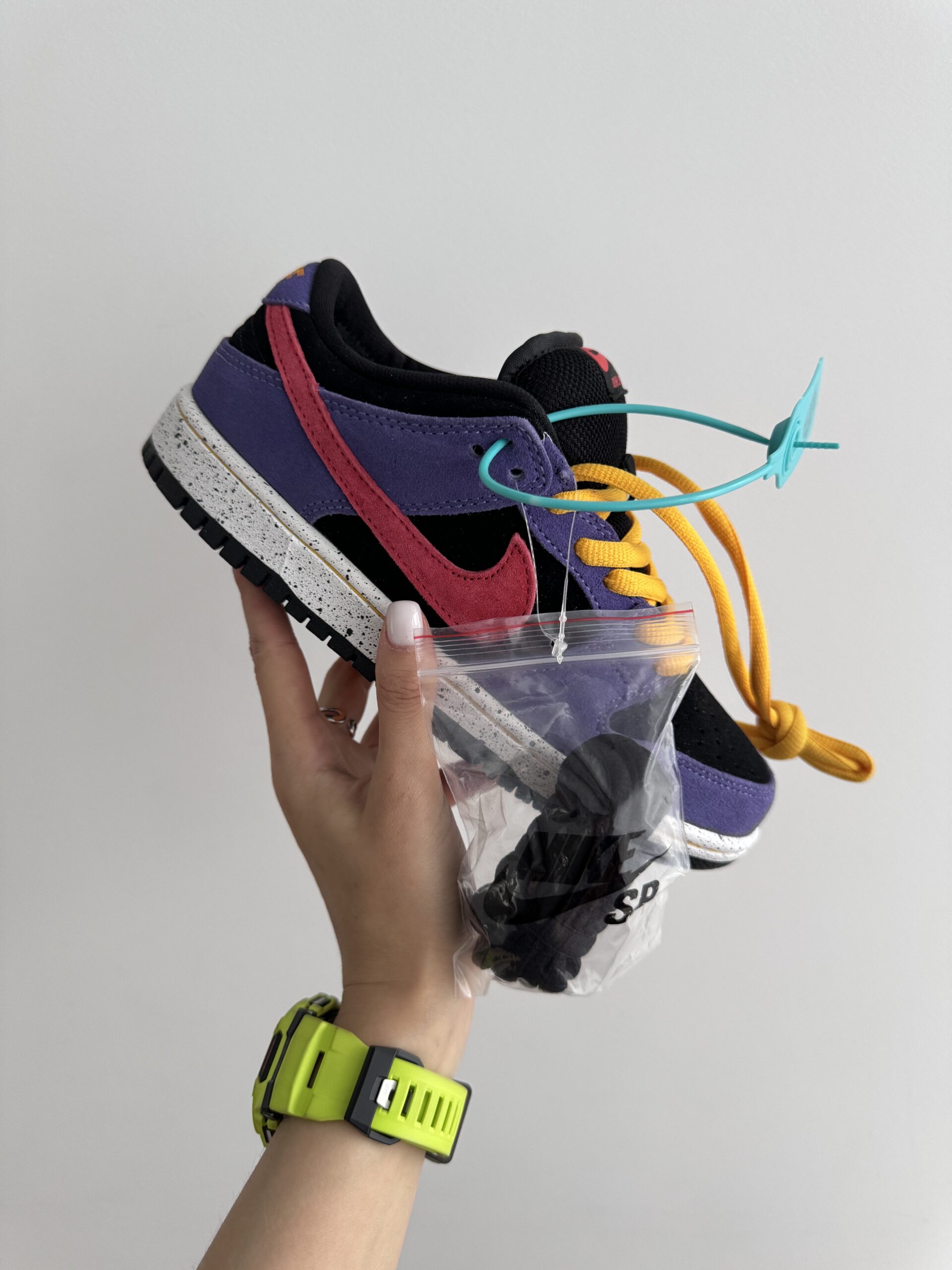 6c001a20-7e09-4a79-909c-d6a5b4c7e4bc Baskets NIKE SB DUNK Purple / Pink / Yellow style et confort Premium – Image 1