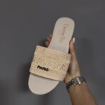 Капці Christian Dior Dway Slide Beige — стильні та комфортні