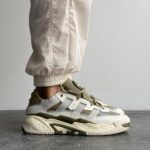 Кроссовки Niteball Khaki из замши и кожи — городской стиль и комфорт