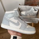 Кеди Nike Air Jordan 1 Blue шкіряні — стиль і комфорт