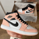 Кеди Nike Air Jordan 1 Retro Mid Pink Quartz шкіра