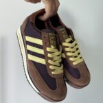 SL 72 Brown zamšādas un tekstila čības komfortam un stilam