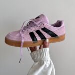 ADIDAS MARK GONZALES x ALOHA Sneakers "ONE BLACK EYE" Pink Wildleder