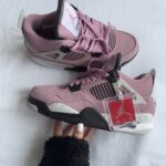 Кросівки AIR JORDAN RETRO 4 “Orchid Pink” шкіра та замша преміум