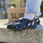 Капці Adidas Yeezy Foam Runner Mineral Black — чоловічі EVA слайди