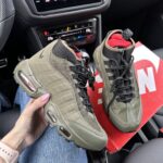 Кросівки Nike 95 Sneakerboot Green — шкіряні для комфорту та стилю