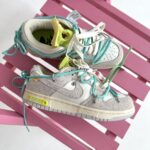 Кеди NIKE SB DUNK x OFF WHITE LOT 14:50 — замша та шкіра