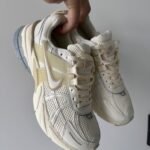 Tenisky V2K Beige / Grey textil a kůže Premium