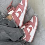 Tossud Nike SB Dunk Pink Suede seemisnahast roosa
