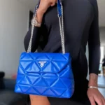 Сумка Prada Blue Triangle з еко-шкіри – стильна та практична