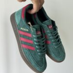 Spezial Green / Pink seemisnahast tossud stiilsed ja mugavad