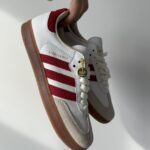 Sporty & Rich red leather sneakers from Vietnam