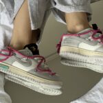 Nike Dunk Low Off-White Lot 30/50 Sneakers-stilvolles Leder
