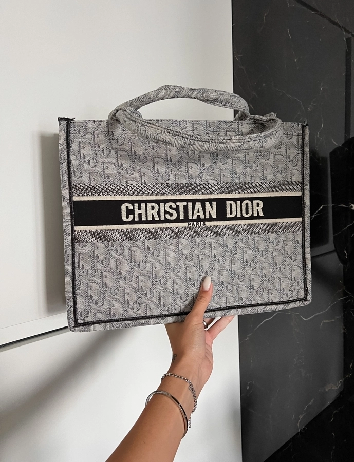 e1272e5a-59d8-4dd9-ad62-6078f4659fb9 Dior Book mini sac - élégant textile femmes mini sac – Image 1