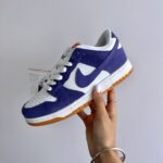 NIKE SB DUNK “Purple Suede " sneakers – suede, leather, stylish for the city