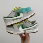 NIKE SB DUNK 85 Double Swoosh vihreät tennarit Premium Mokka / nahka