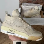 Кеди Nike Air Jordan Retro 4 — шкіряні високі чоловічі та жіночі