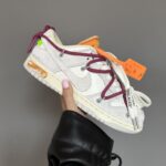 Nike SB DUNK x off white lot čības 35: 50 āda / zamšāda