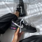 Nike SB Dunk x Off-White Lot 50: 50 Premium-cuir et textile