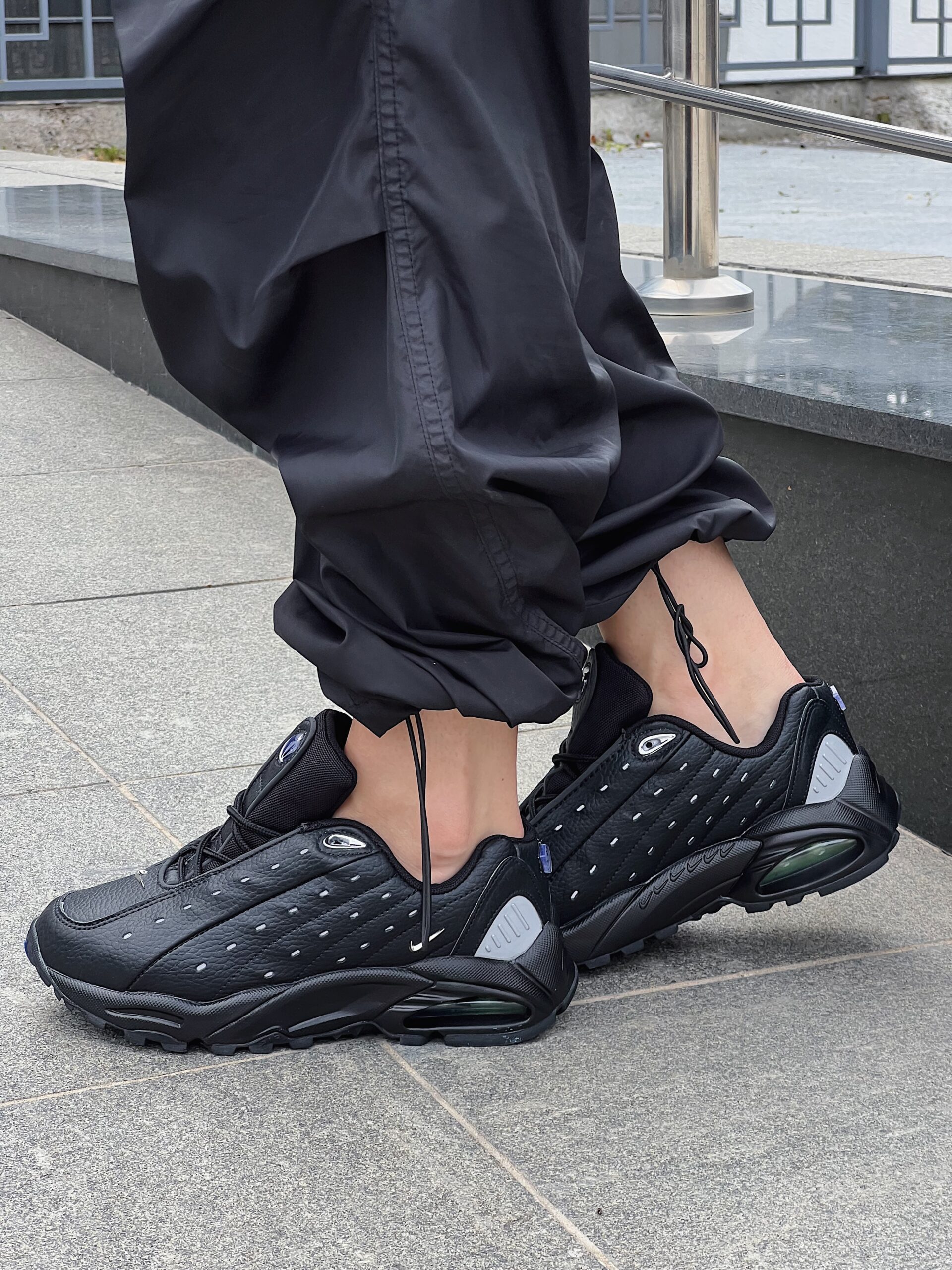 Processed with VSCO with dog1 preset Nike Hot step Air Terra Drake NOCTA black sneakers — leather men's running shoes - Image 1