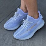 Кросівки Yeezy 350 Static No Reflective – текстильні з сіткою