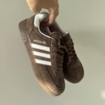 Кеди Spezial Velvet Brown замшеві для стильного повсякденного образу ----------